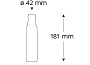 Cristallo-fandler-oelflasche-masse