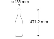 Cristallo-schlumberger-champagnerflasche-masse